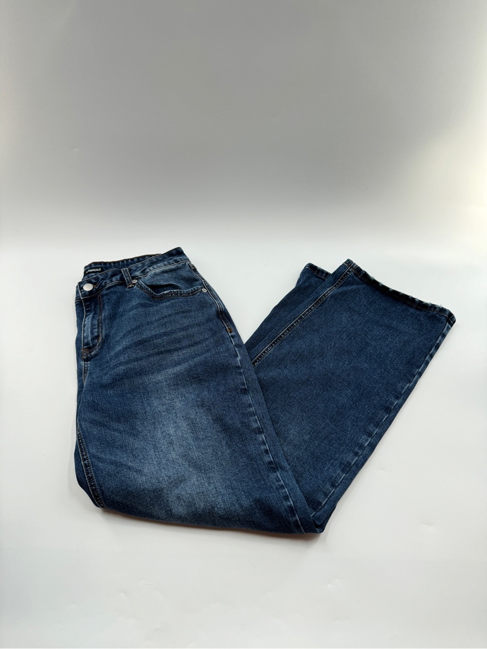 Flamingals Dark Wash High Rise Straight Leg Jeans – Women’s 29